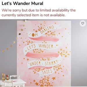 Let’s Wander Mural